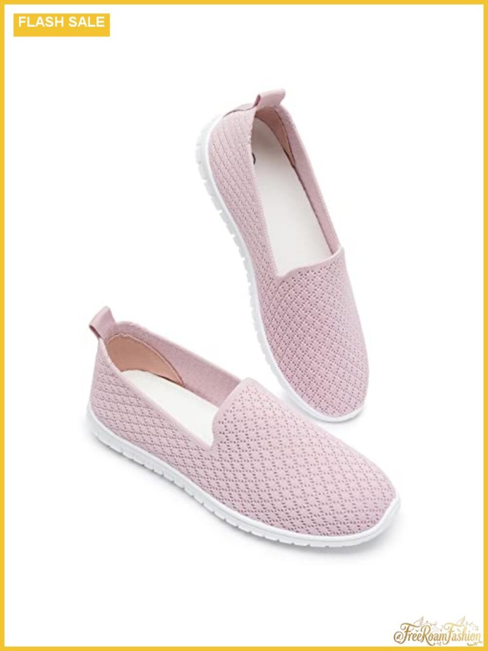 Women's Mesh Breathable Slip-On Flats Shoes